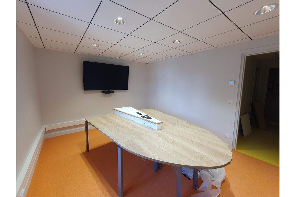 Installation de panneaux led